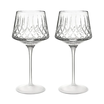 Waterford Lismore Arcus Wine Glasses, Set of 2