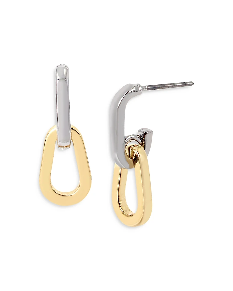 Allsaints Carabiner Link Drop Earrings