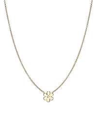 Zoe Lev 14K Yellow Gold Diamond Flower Pendant Necklace, 16-18