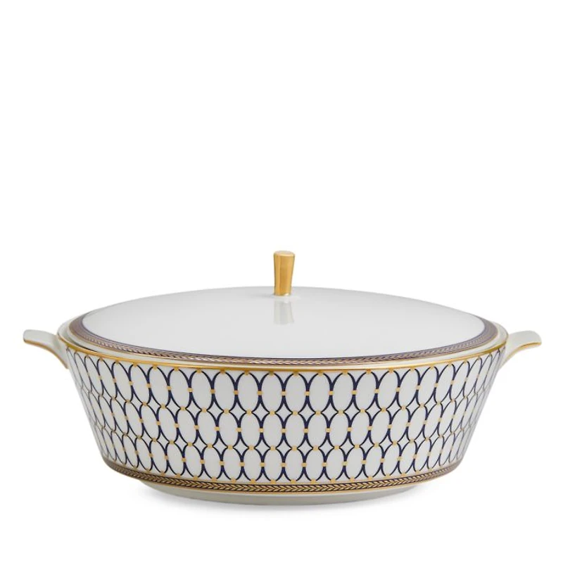Renaissance Gold Covered Vegetable Dish