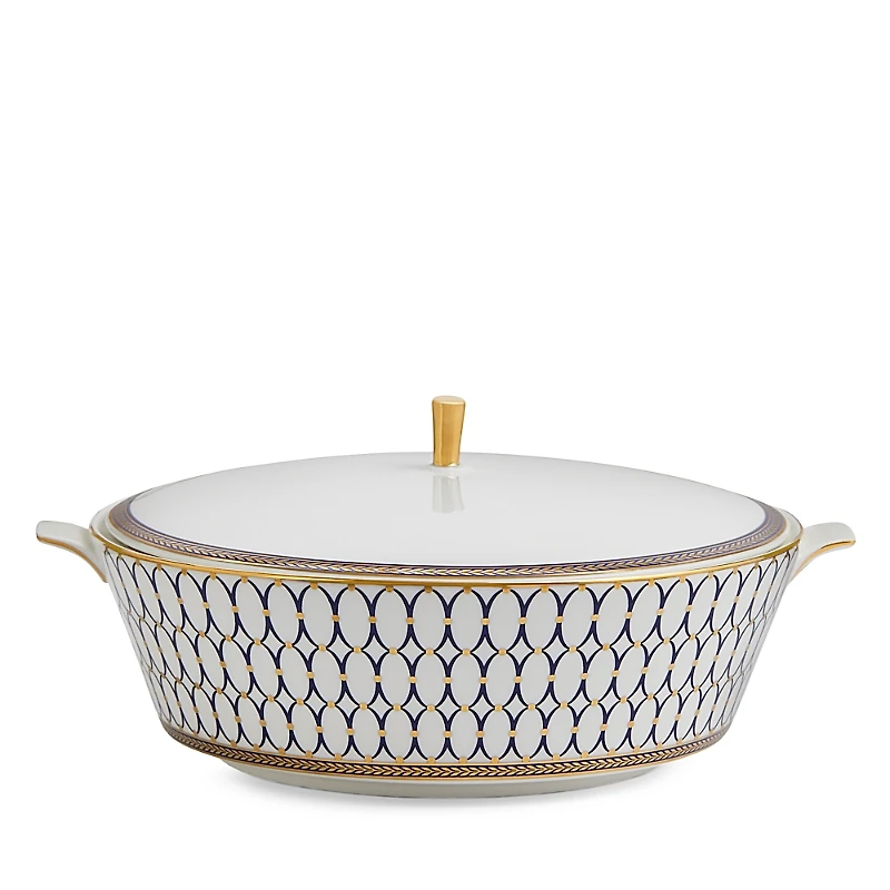 Wedgwood Renaissance Gold Covered Vegetable Dish
