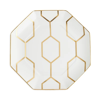 Wedgwood Gio Gold Accent Octagon Plate