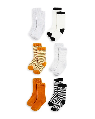 Bloomie's Baby Unisex Knit Socks, 6 Pack - Baby