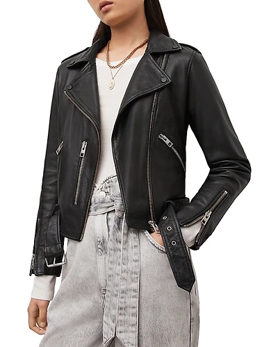 Allsaints Balfern Leather Biker Jacket