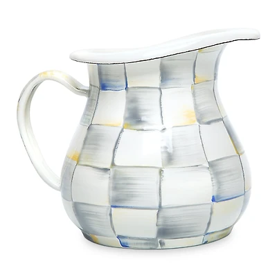 Mackenzie-Childs Sterling Check Creamer