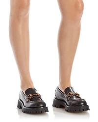 Women's Lug Sole Horsebit Loafers