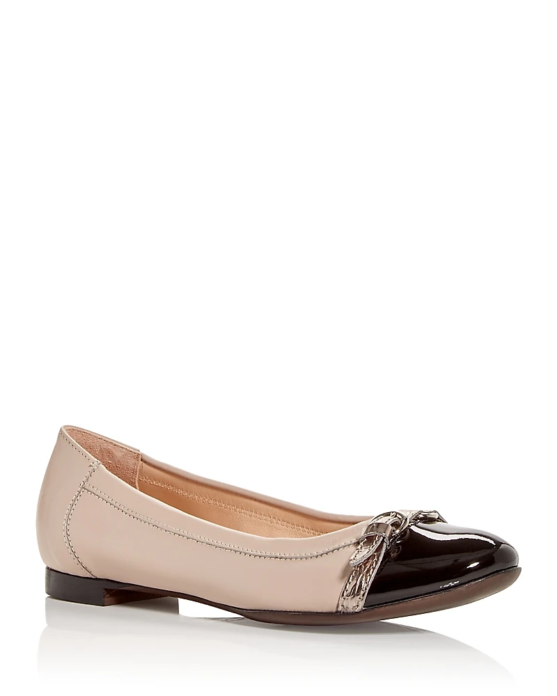 Agl Women's Monika Cap Toe Ballet Flats