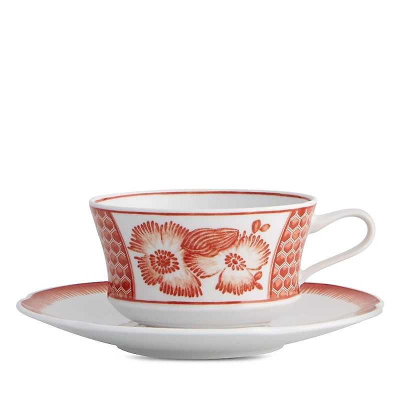 Vista Alegre Coralina Teacup and Saucer