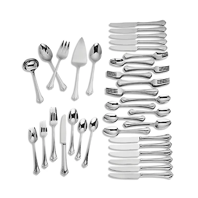 Lenox Alcott 89-Piece Flatware Set, Service for 12