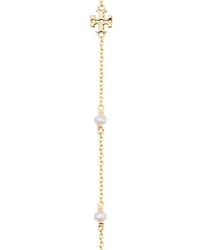 Kira Delicate Cultured Pearl Station Necklace, 16"-18"