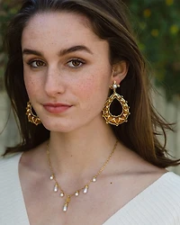 Chloe Earth Goddess Drop Earrings