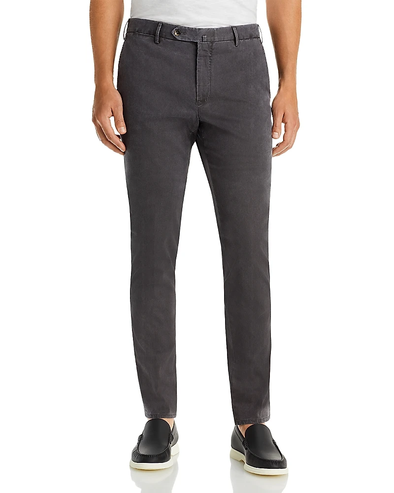 PT01 Delave Stretch Tricotine Slim Fit Dress Pants