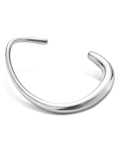 Georg Jensen Sterling Silver Offspring Cuff Bangle Bracelet