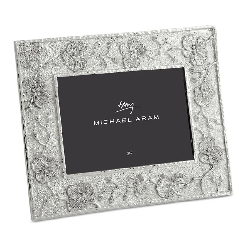 White Orchid Sculpted Frame, 5" x 7"