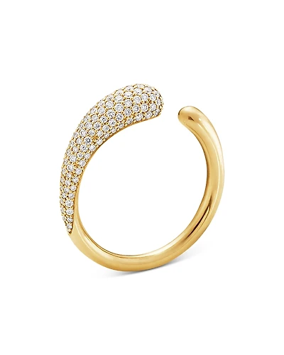 Georg Jensen 18K Yellow Mercy Diamond Ring
