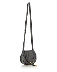 Marcie Small Leather Saddle Bag