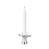 Georg Jensen Bloom Taper Candleholder, Set of 2