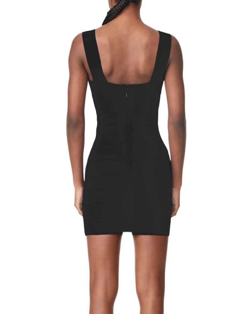 Icon Strappy Sweetheart Neckline Mini Dress
