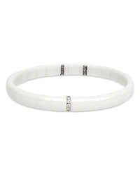 Roberto Demeglio 18K White Gold Pura Diamond Stretch Bracelet