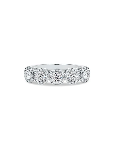 De Beers Forevermark Center of My Universe Five Stone Halo Band