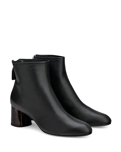Women's Veta Back Zip Block Heel Booties