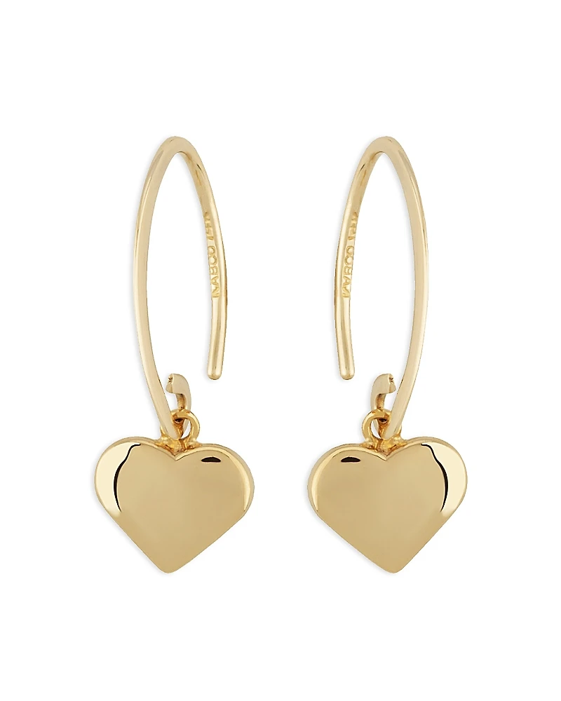 Bloomingdale's Fine Collection Heart Dangle Drop Earrings