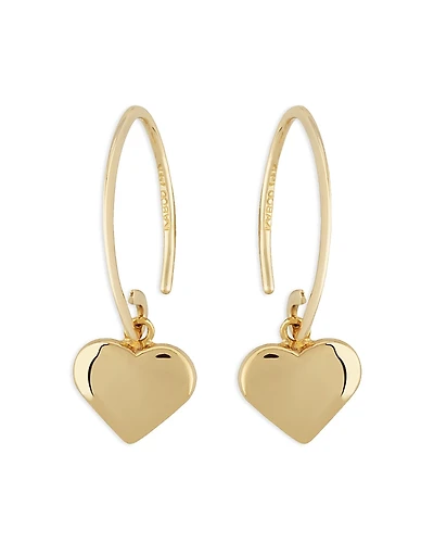 Bloomingdale's Fine Collection Heart Dangle Drop Earrings