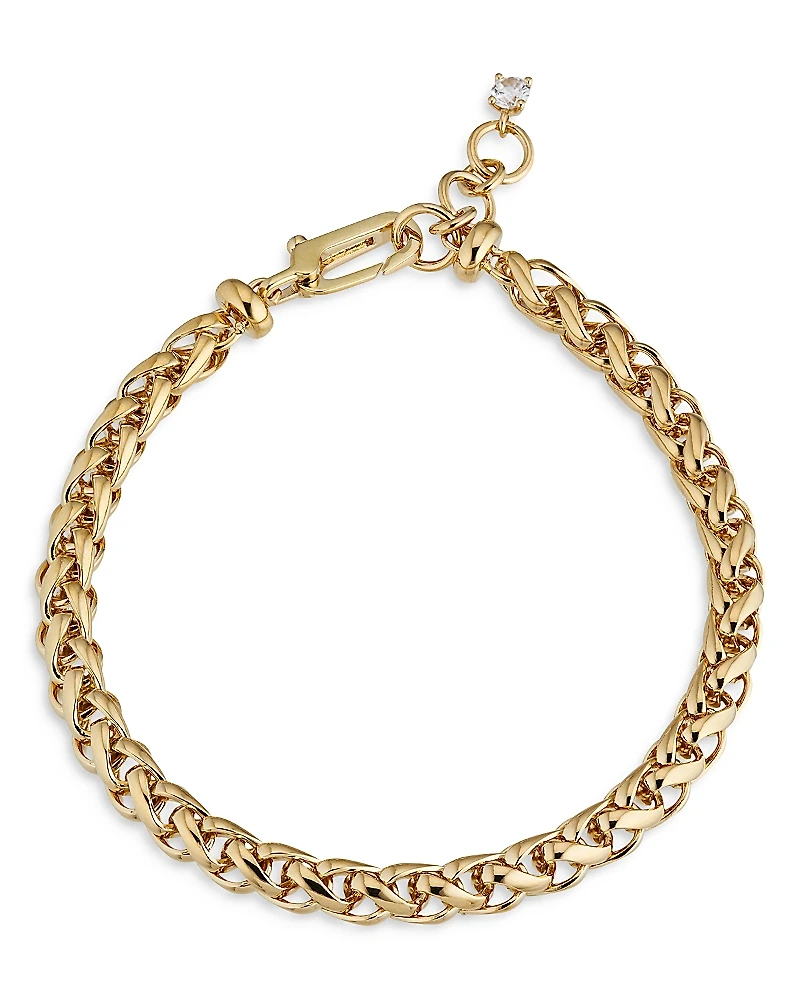 Nadri Entwine Chain Line Bracelet