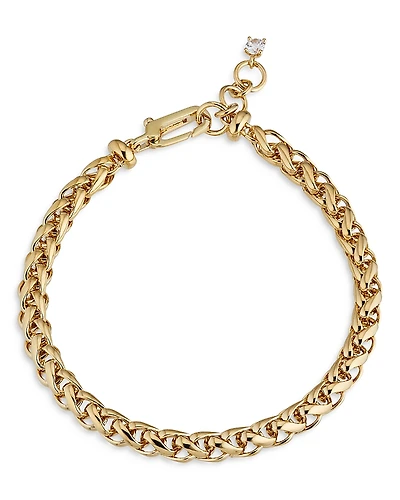Nadri Entwine Chain Line Bracelet