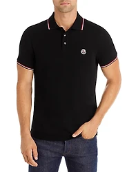 Moncler Short Sleeve Logo Polo Shirt