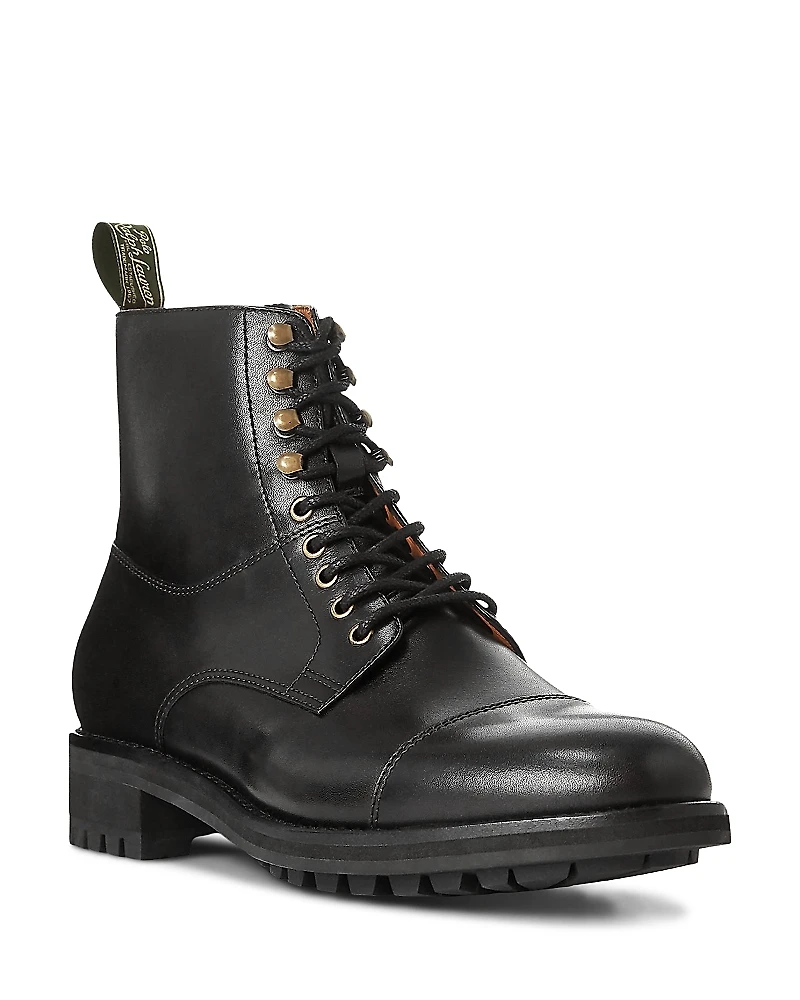 Polo Ralph Lauren Men's Lace Up Cap Toe Boots