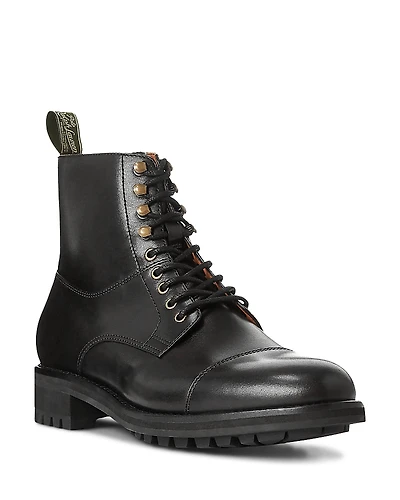 Polo Ralph Lauren Men's Lace Up Cap Toe Boots