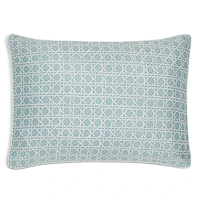 Gingerlily Silk Rattan Piped Boudoir Sham