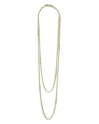 Lagos 18K Gold Superfine Caviar Station Chain Necklace, 32