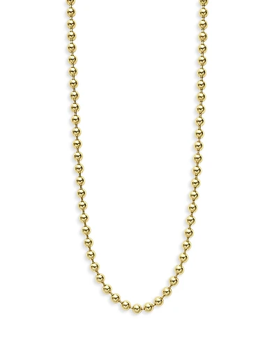 Lagos 18K Yellow Gold Signature Caviar Beaded Toggle Necklace, 18-20