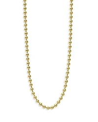 Lagos 18K Yellow Gold Signature Caviar Beaded Toggle Necklace, 18-20