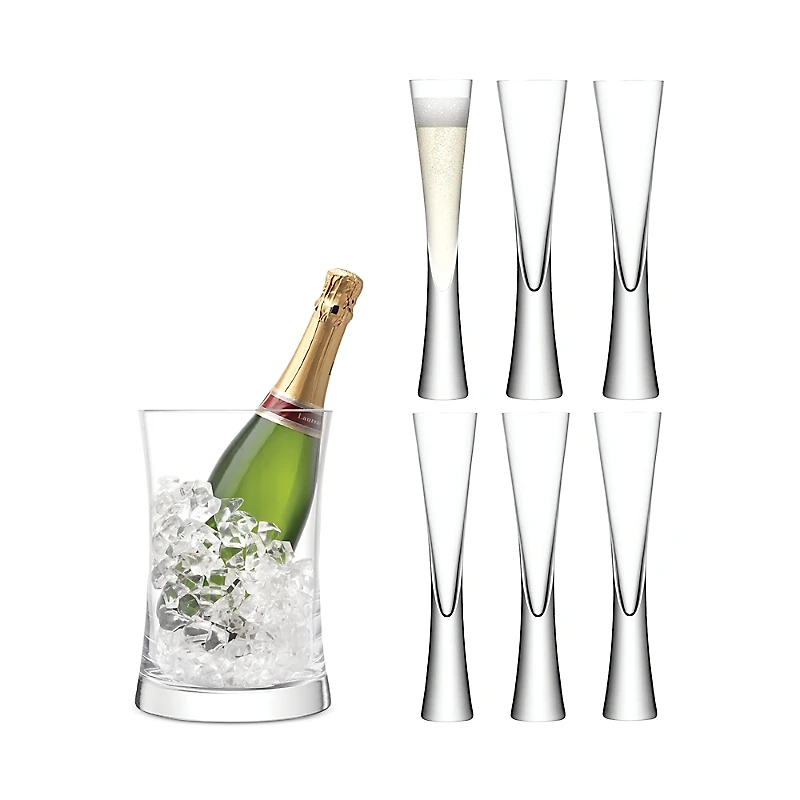 Lsa Moya 7 Piece Champagne Serving Set