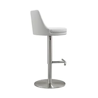 Reagan Performance Faux Leather Adjustable Stool