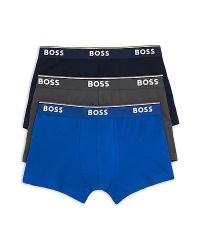 Boss Power Cotton Blend Trunks, Pack of 3