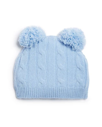 Unisex Cable Knit Cashmere Pom Hat - Baby