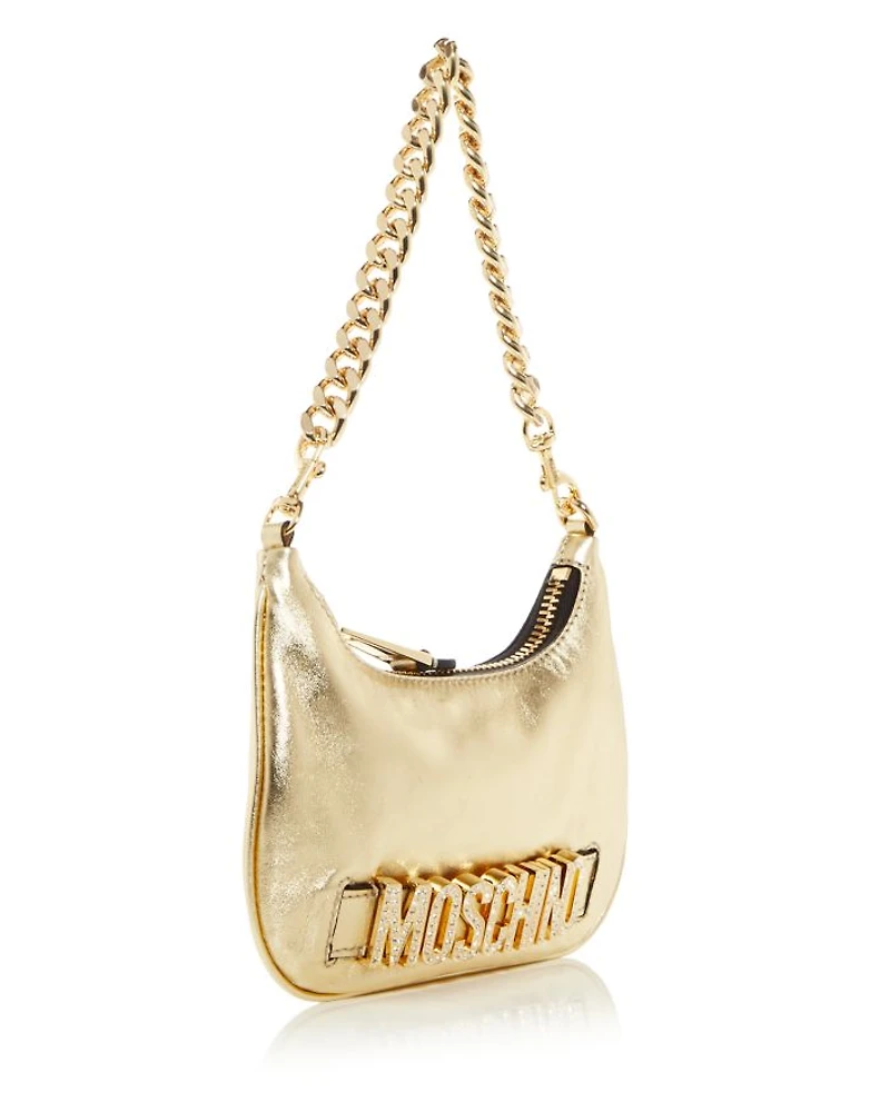 Leather Logo Hobo