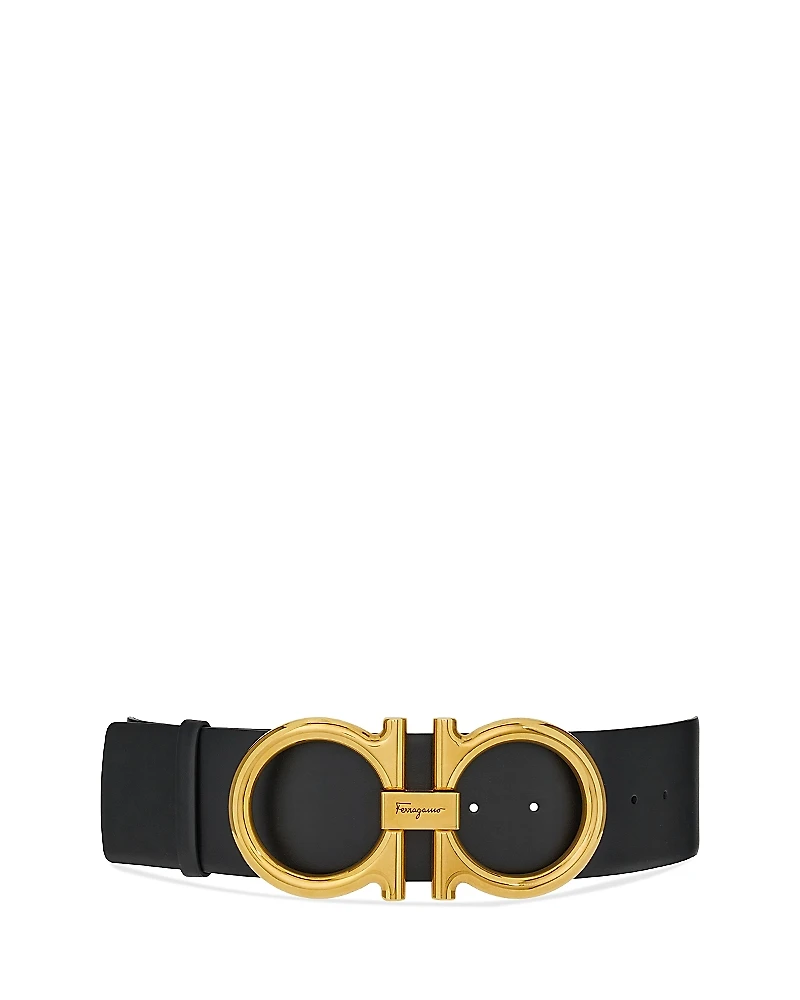 Salvatore Ferragamo Women's Gancini Leather Belt