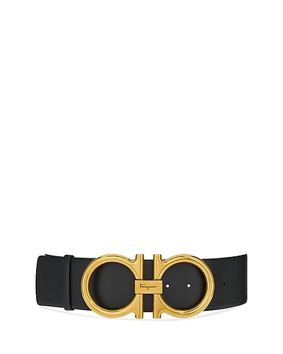 Salvatore Ferragamo Women's Gancini Leather Belt