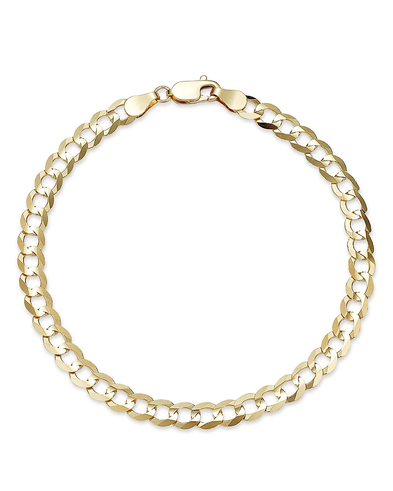 Bloomingdale's Fine Collection Men's Comfort Curb Link Chain Bracelet