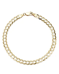 Bloomingdale's Fine Collection Men's Comfort Curb Link Chain Bracelet
