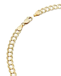 Men's Comfort Curb Link Chain Necklace in 14K Yellow Gold