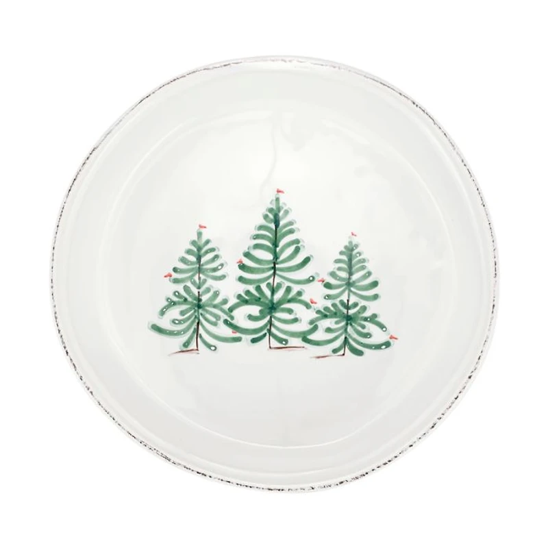 VIETRI Lastra Holiday Pie Dish