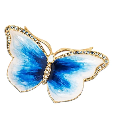 Jay Strongwater Juliet Butterfly Trinket Tray