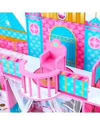 Kids Princess Castle 12" Doll House Pink - Ages 3-7
