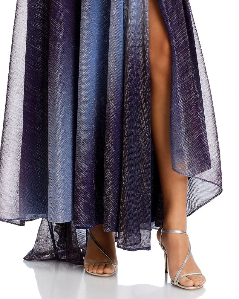 Metallic Ombré Gown - Exclusive